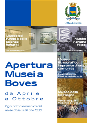 Domenica 7 aprile riaprono al pubblico i musei Bovesani
