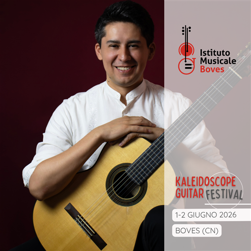 Ritorna a Boves Kaleidoscope Guitar Festival: martedì 2 giugno il concerto di Arody Garcia al Borelli