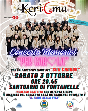 Musica e solidarietà a Fontanelle di Boves: sabato 3 ottobre la seconda edizione del concerto “In memoria di Carola”