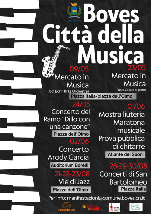 Sabato 23 maggio torna il Mercato in Musica con le melodie di Paolo Casolo e il suo pianoforte-bici