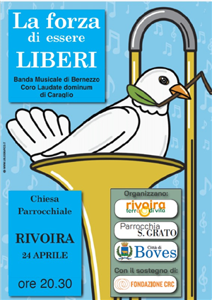 Venerdì 24 aprile il concerto la Forza di essere Liberi
