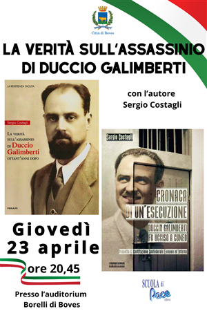 Giovedì 23 aprile La verità sull'assassinio di Duccio Galimberti