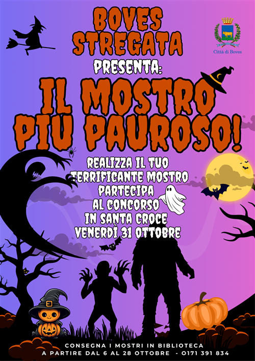 Venerdì 31 ottobre torna l’evento di Halloween più atteso di sempre: Boves Stregata 2025!