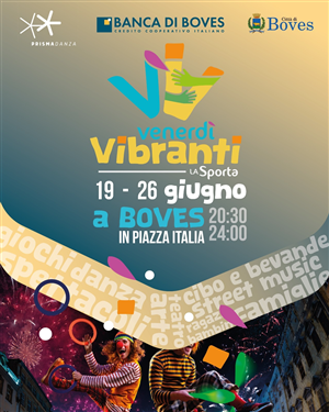 Boves si accende con i “Venerdì Vibranti 2026”: due serate di musica, circo e spettacoli mozzafiato